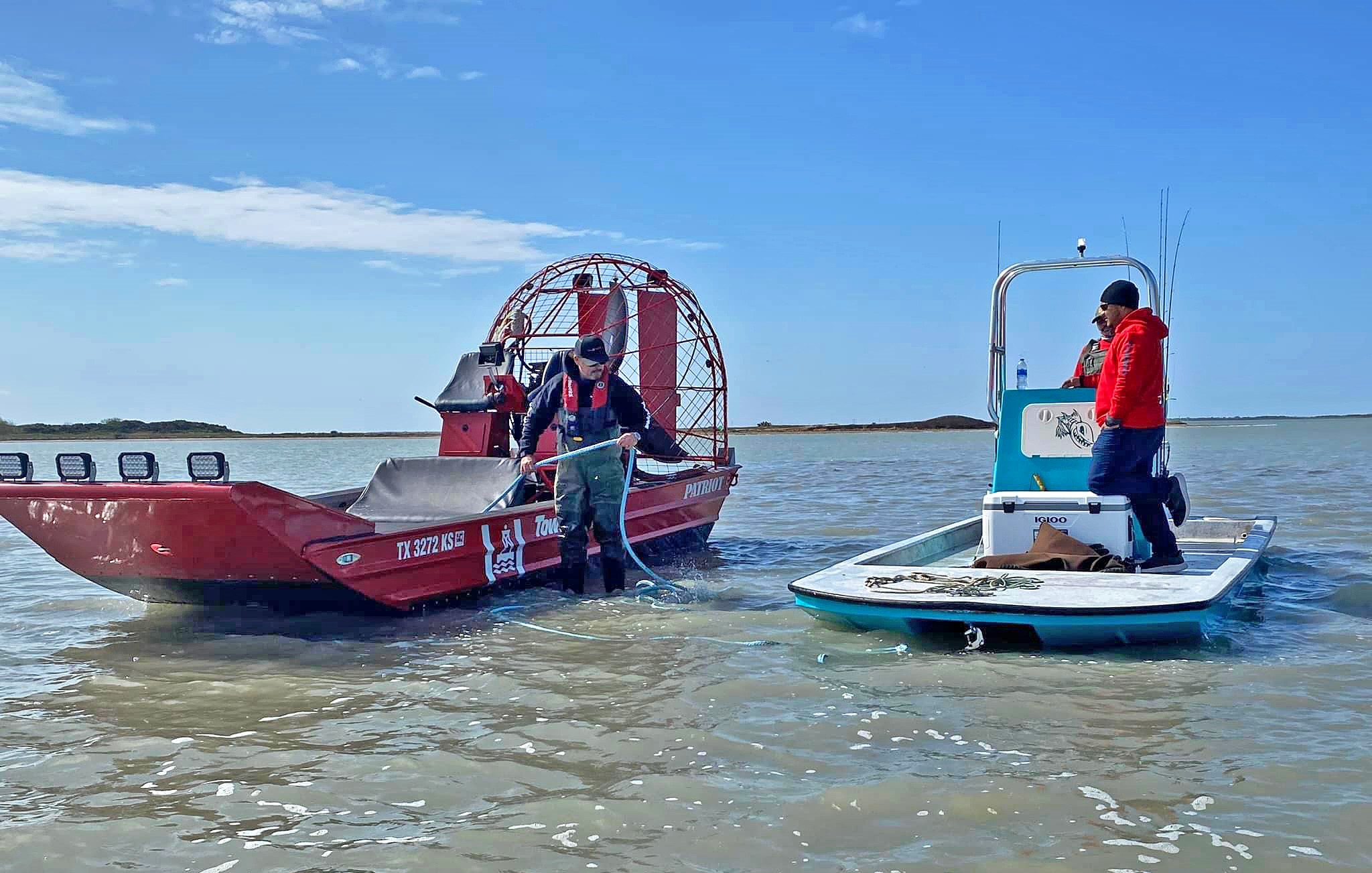 TowBoatUS Arroyo City’s airboat response vessel. 